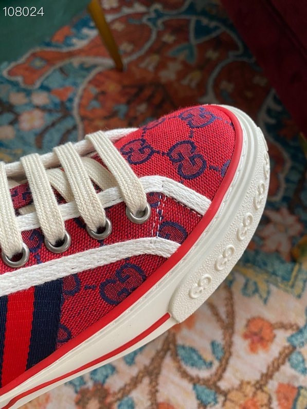 HOT SALE GUCCI Tennis 1977 GG Multicolor sneaker