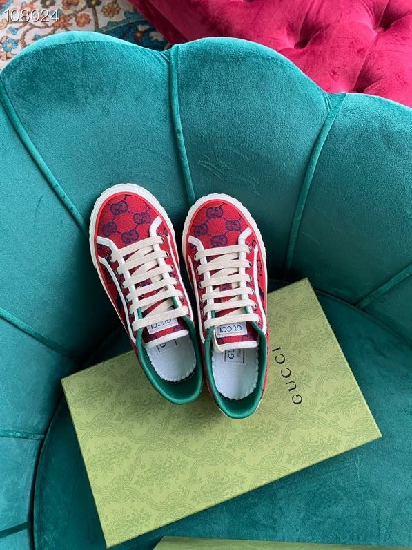 HOT SALE GUCCI Tennis 1977 GG Multicolor sneaker