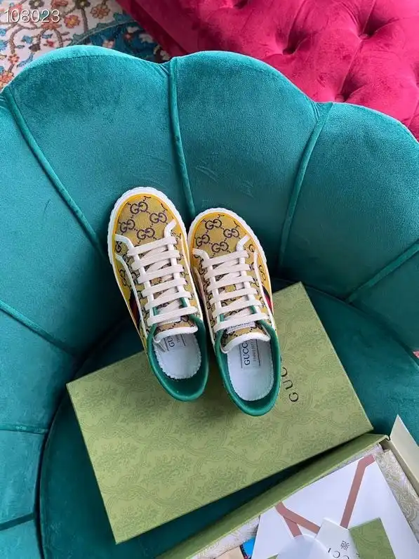 First bag ru GUCCI Tennis 1977 GG Multicolor sneaker