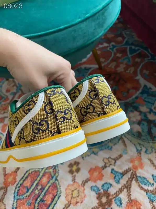 First bag ru GUCCI Tennis 1977 GG Multicolor sneaker