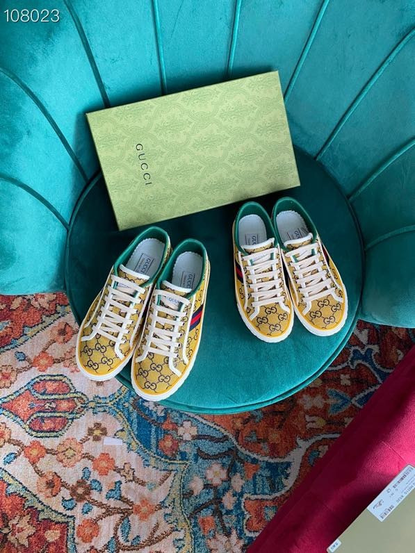 HOT SALE GUCCI Tennis 1977 GG Multicolor sneaker