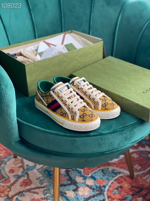 HOT SALE GUCCI Tennis 1977 GG Multicolor sneaker