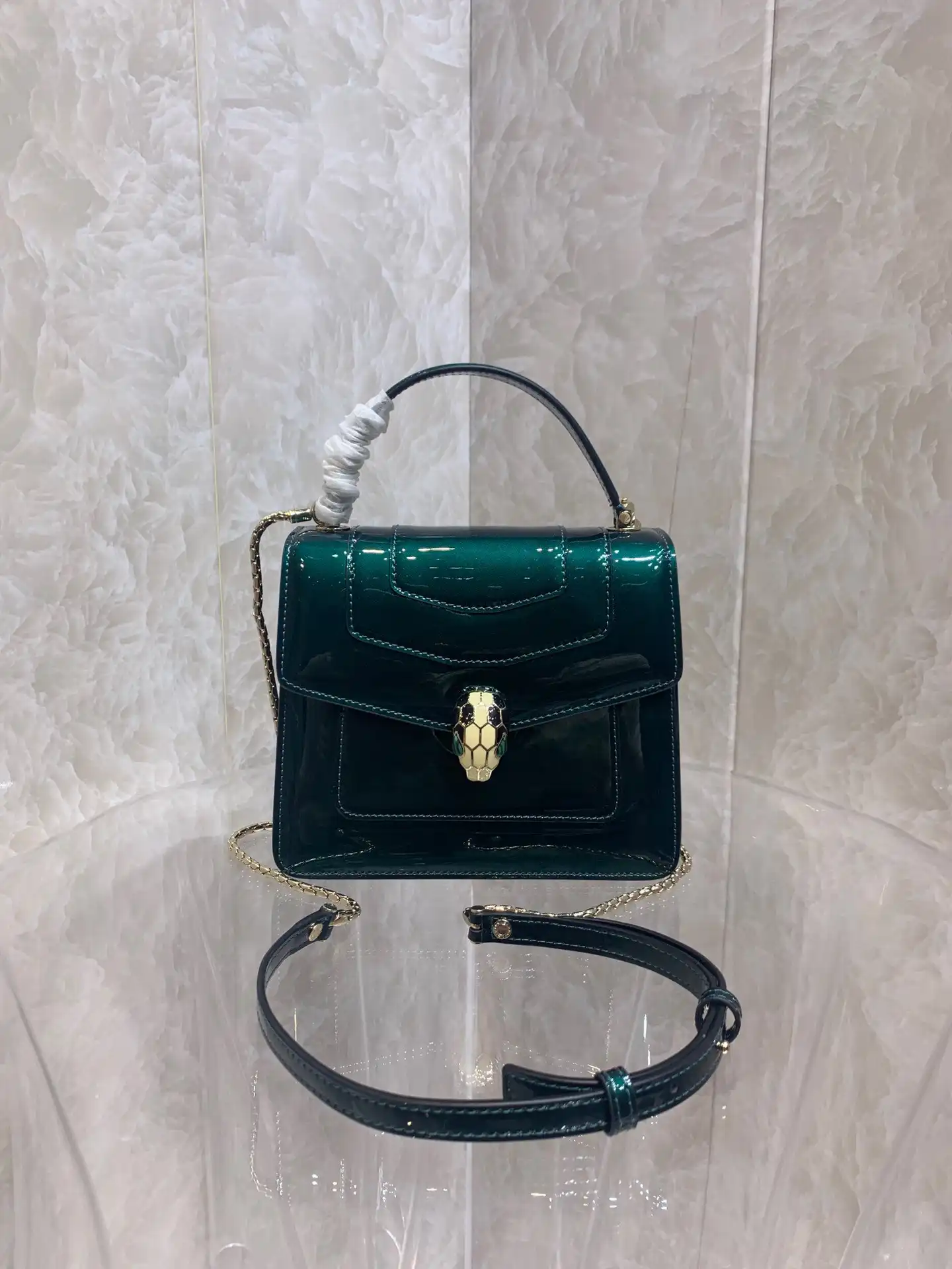 BVLGARI SERPENTI FOREVER TOP HANDLE