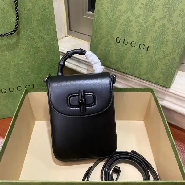 Cheap HOT SALE Gucci Bamboo mini handbag