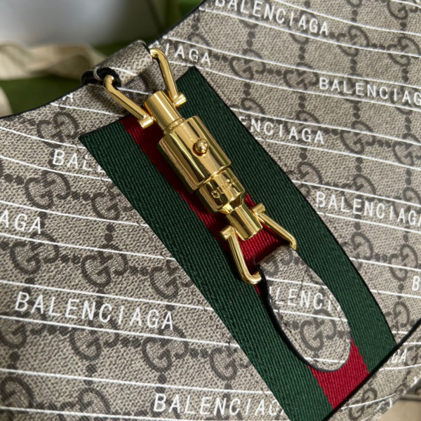 HOT SALE GUCCI X BALENCIAGA Jackie 1961 small shoulder bag