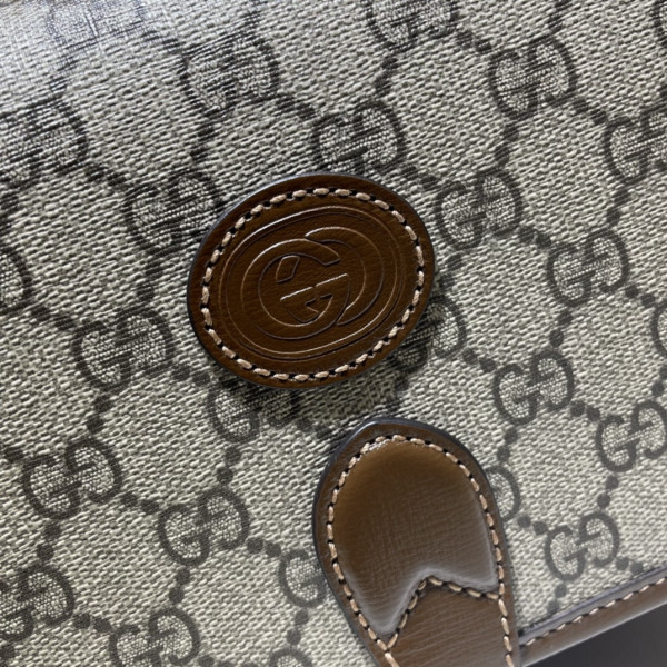 HOT SALE GUCCI Mini shoulder bag with Interlocking G