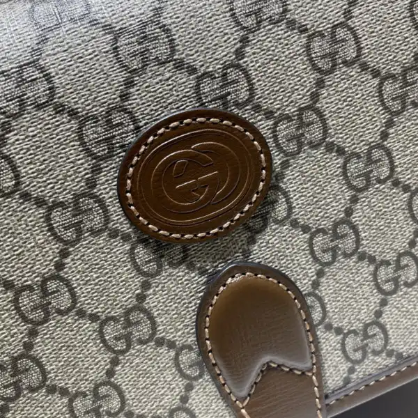 First bag ru GUCCI Mini shoulder bag with Interlocking G