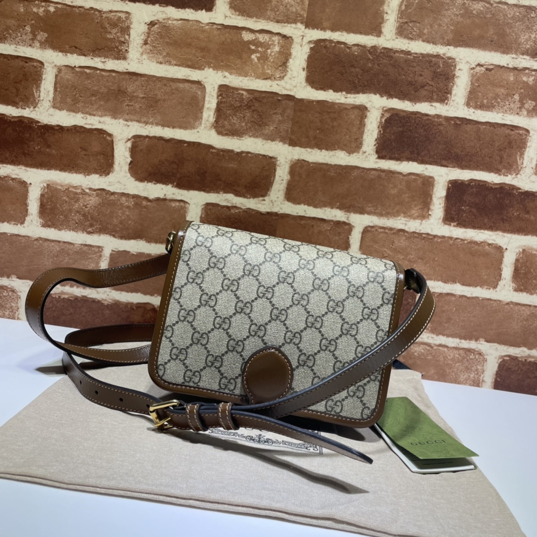 HOT SALE GUCCI Mini shoulder bag with Interlocking G