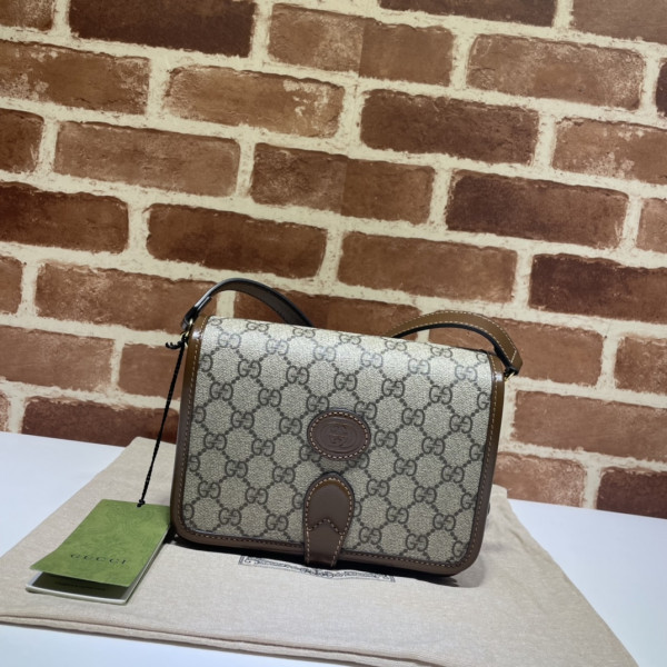 HOT SALE GUCCI Mini shoulder bag with Interlocking G