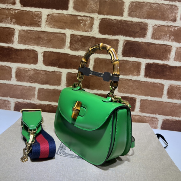 HOT SALE Gucci Small top handle bag with Bamboo