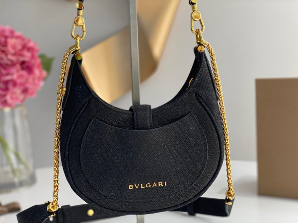 HOT SALE BVLGARI SERPENTI ELLIPSE CROSSBODY BAG