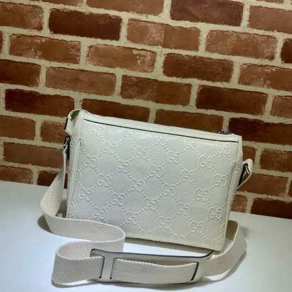 Cheap GUCCI GG embossed messenger bag