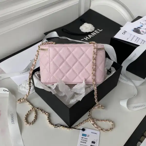 CHANEL SMALL VANITY WITH CHANELASSIC CHAIN