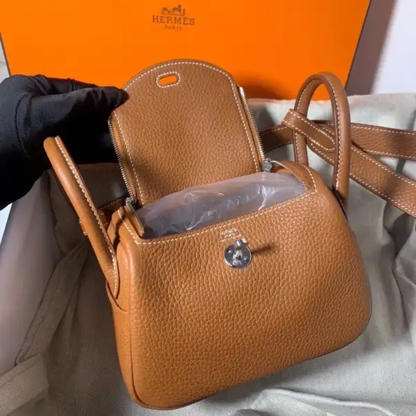 Bagsoffer HERMES LINDY MINI HANDMADE