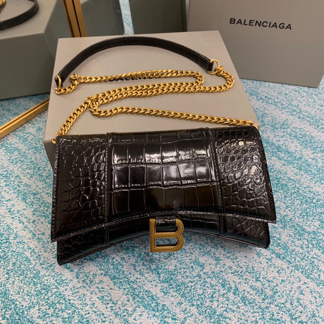 HOT SALE BALENCIAGA  HOURGLASS CHAIN BAG