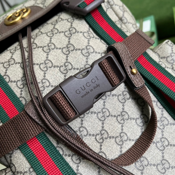 HOT SALE Gucci GG skateboard backpack with Web