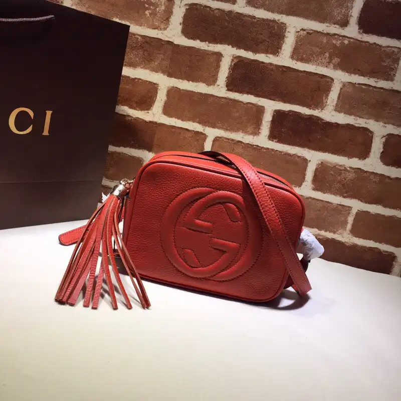 GUCCI Soho small leather disco bag