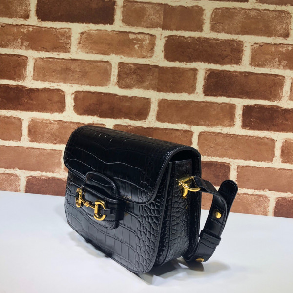 HOT SALE GUCCI 1955 Horsebit shoulder bag