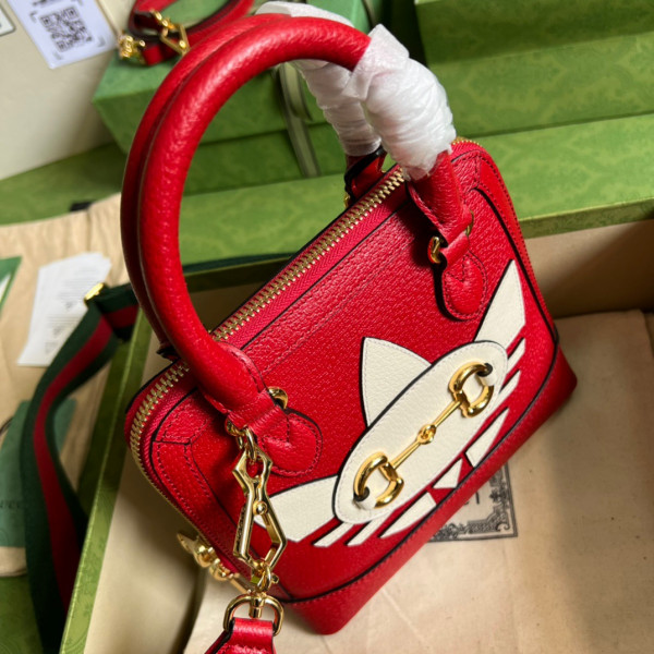 HOT SALE adidas x Gucci Horsebit 1955 mini bag