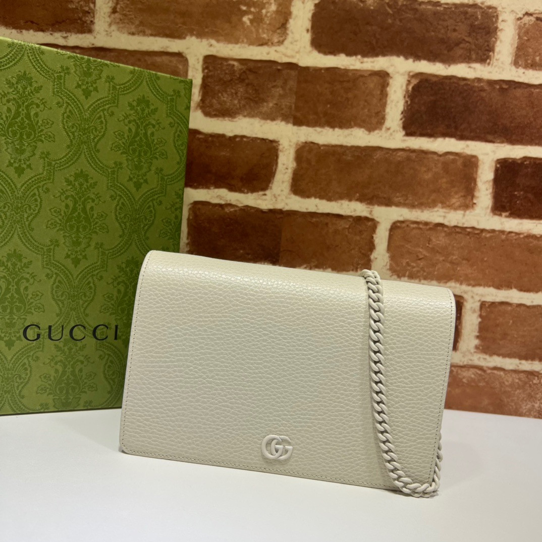 HOT SALE Gucci GG Marmont chain wallet