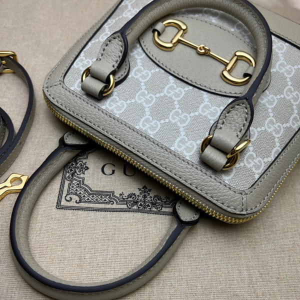 HOT SALE GUCCI Horsebit 1955 GG mini bag