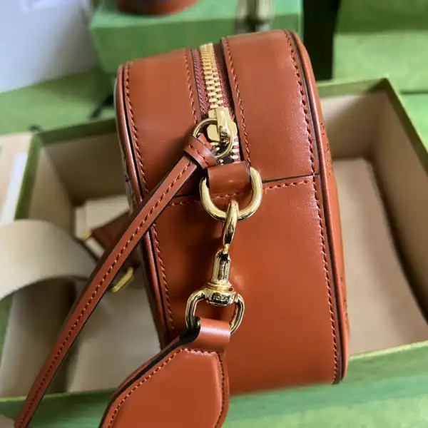 First Bag Ru Gucci GG matelassé leather shoulder bag