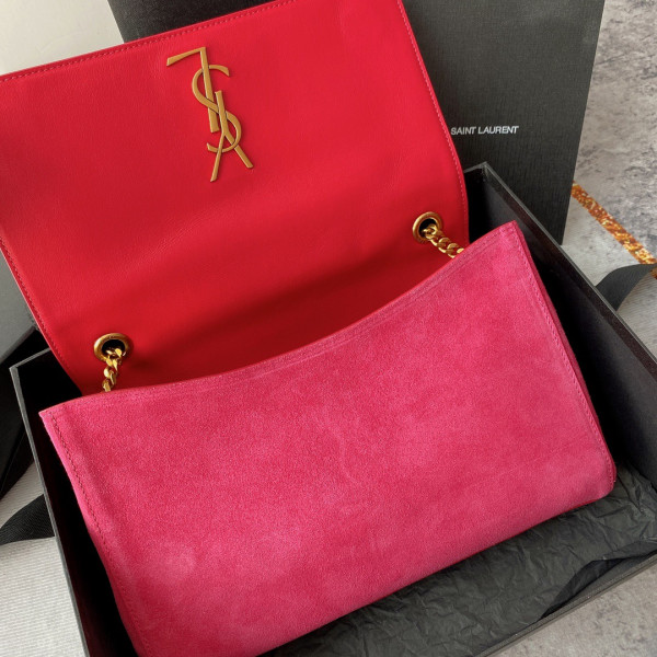 HOT SALE YSL KATE MEDIUM REVERSIBLE IN SUEDE AND SMOOTH LEATHER