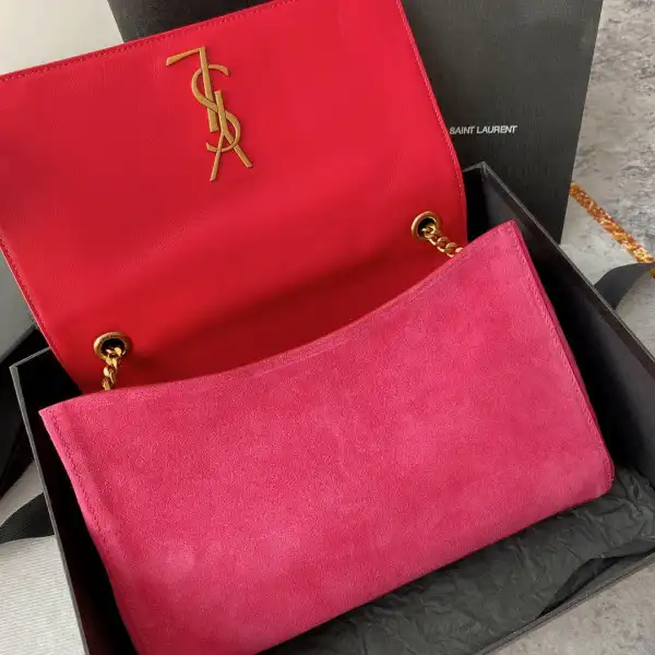 YSL KATE MEDIUM REVERSIBLE IN SUEDE AND SMOOTH LEATHER