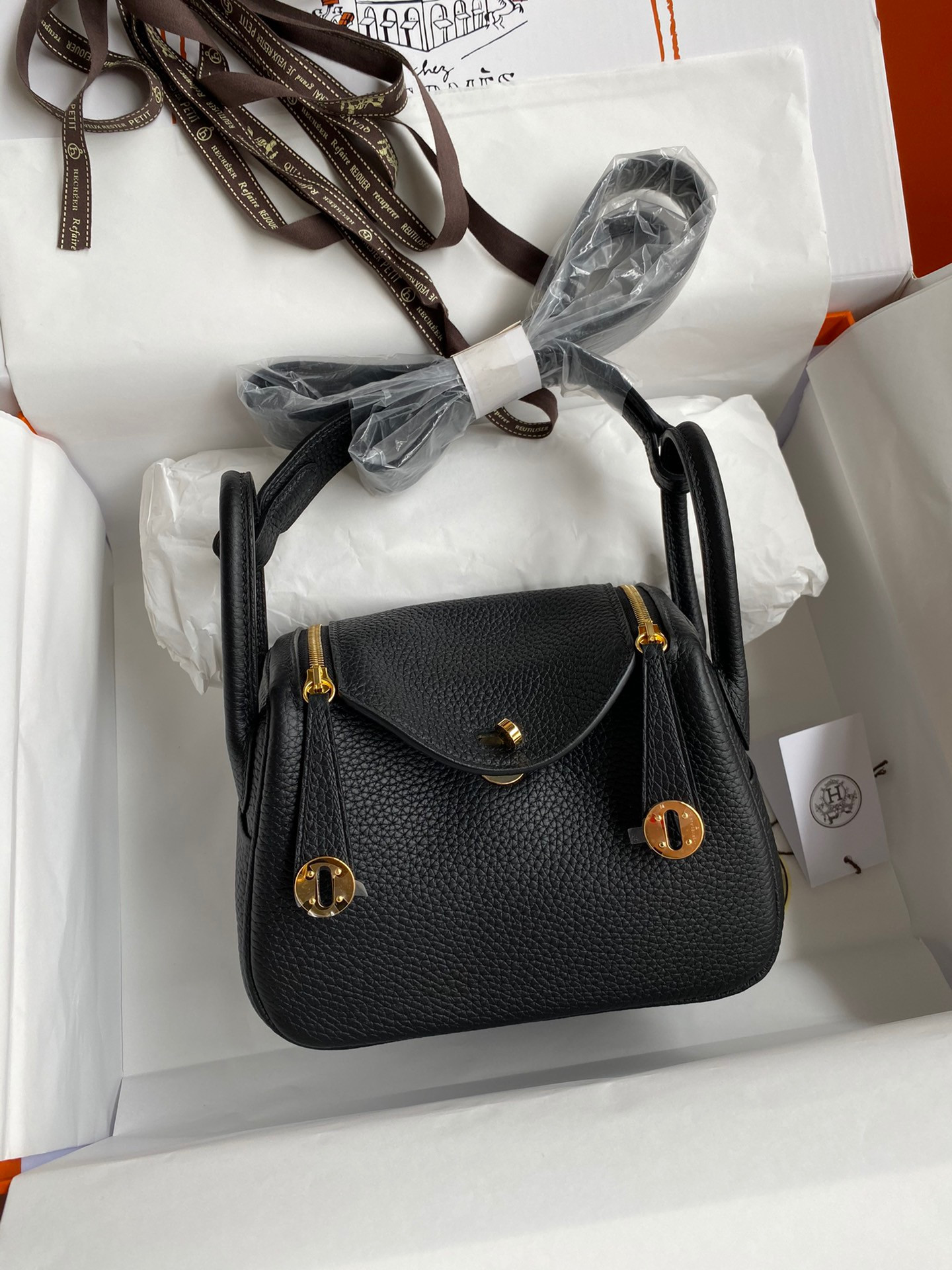 HOT SALE HERMES LINDY MINI HANDMADE