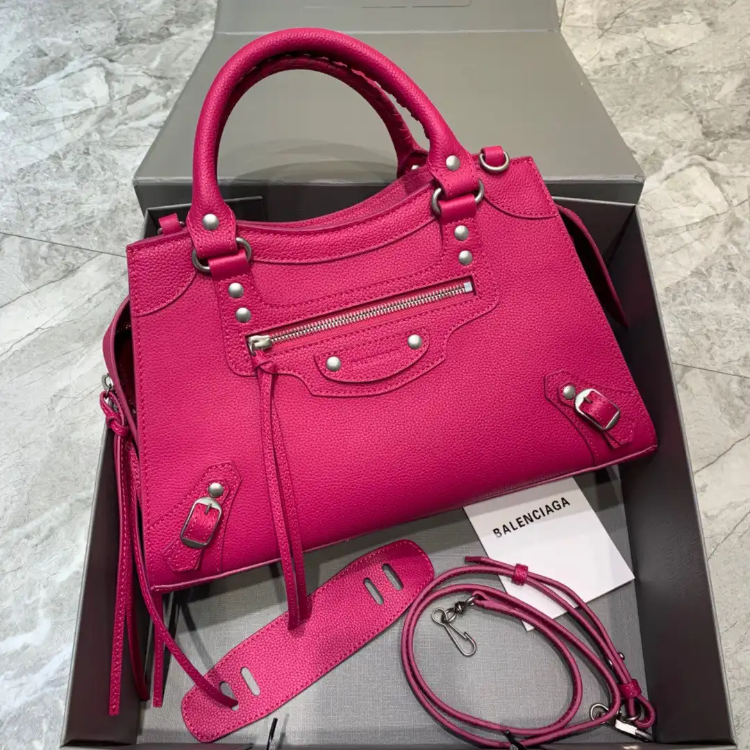 BALENCIAGA NEO CHANELASSIC SMALL TOP HANDLE BAG