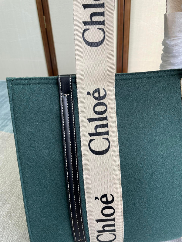 HOT SALE CHLOÉ MEDIUM WOODY TOTE BAG