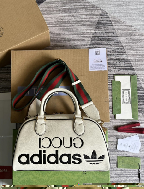 HOT SALE Adidas x Gucci mini duffle bag