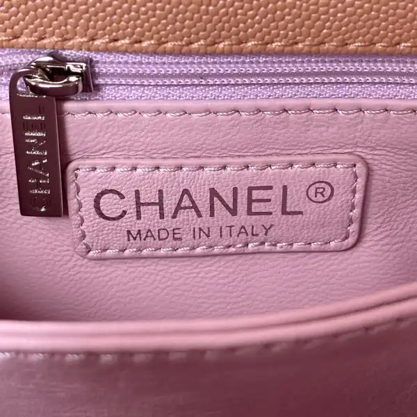 CHANEL MINI FLAP BAG WITH TOP HANDLE