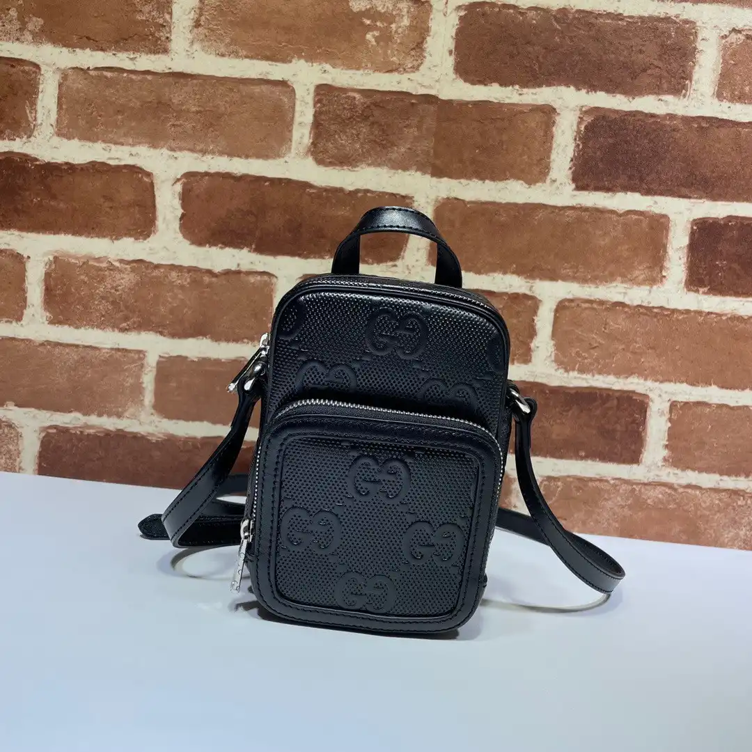 GUCCI GG embossed mini bag