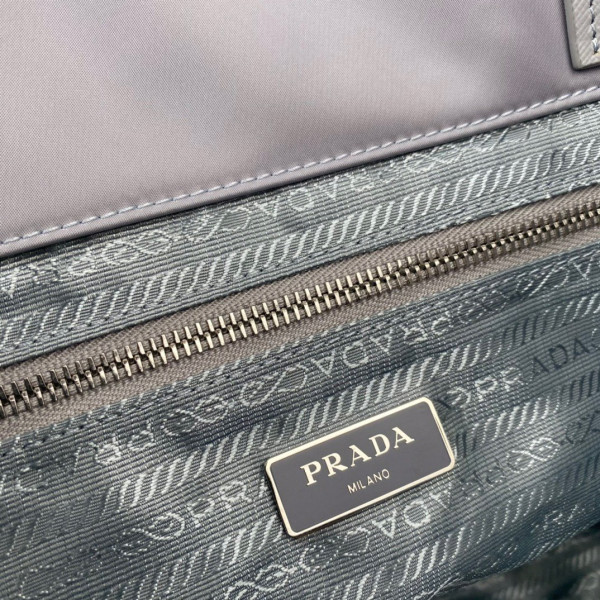 HOT SALE PRADA Re-Nylon and Saffiano leather tote bag