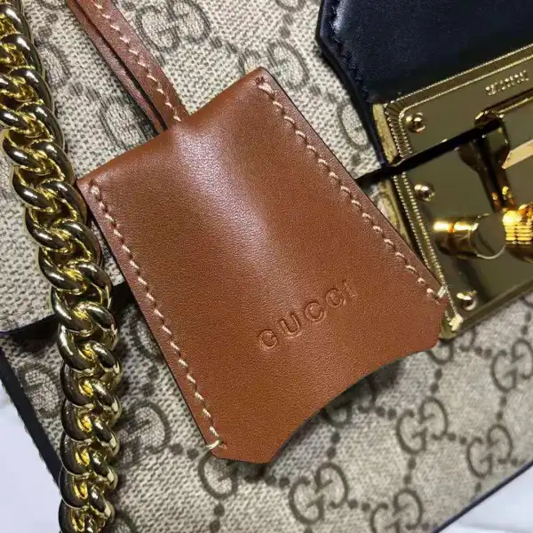 Bagsoffer yupoo GUCCI Padlock GG small bamboo shoulder bag