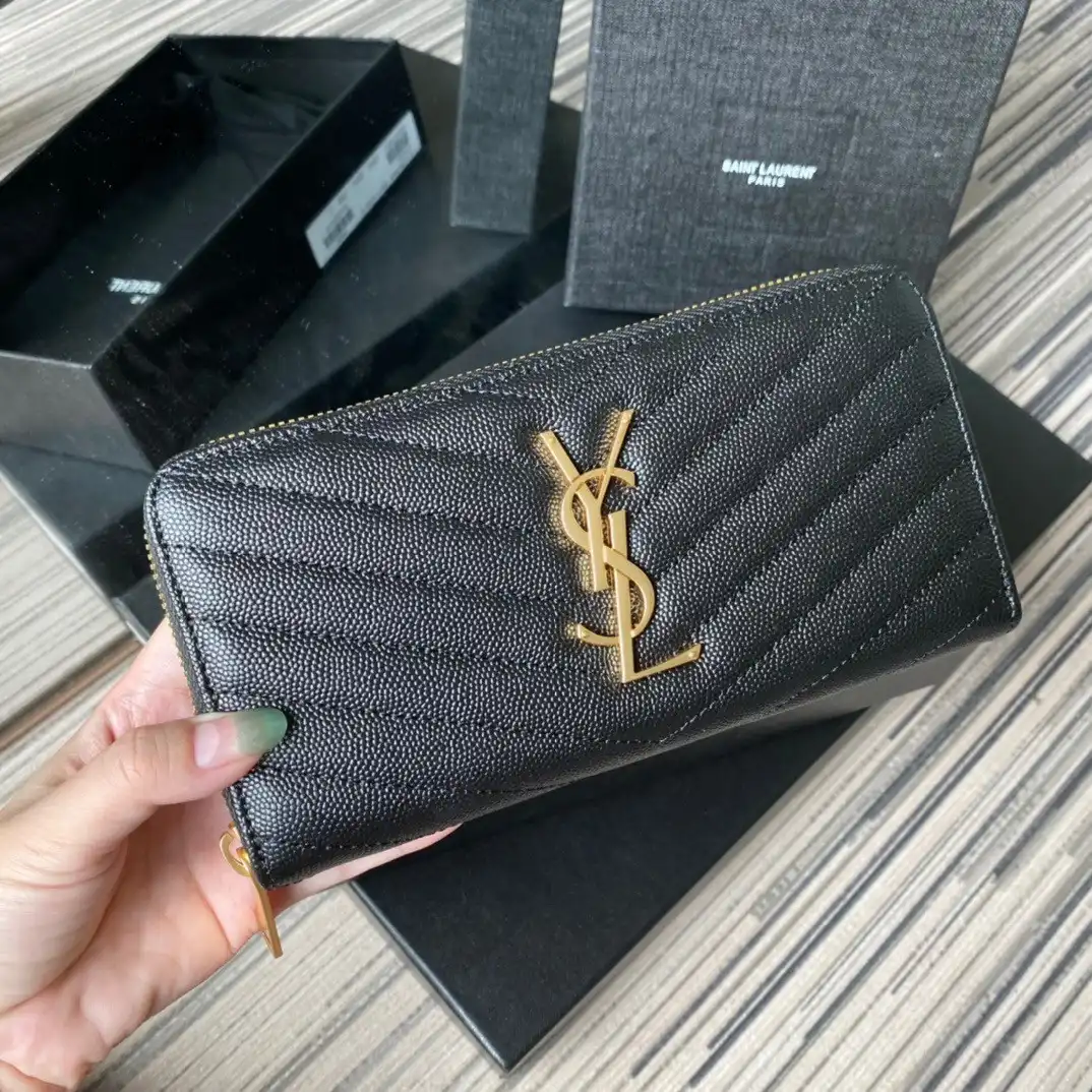 Firstbag Ru YSL MONOGRAM ZIPPY WALLET