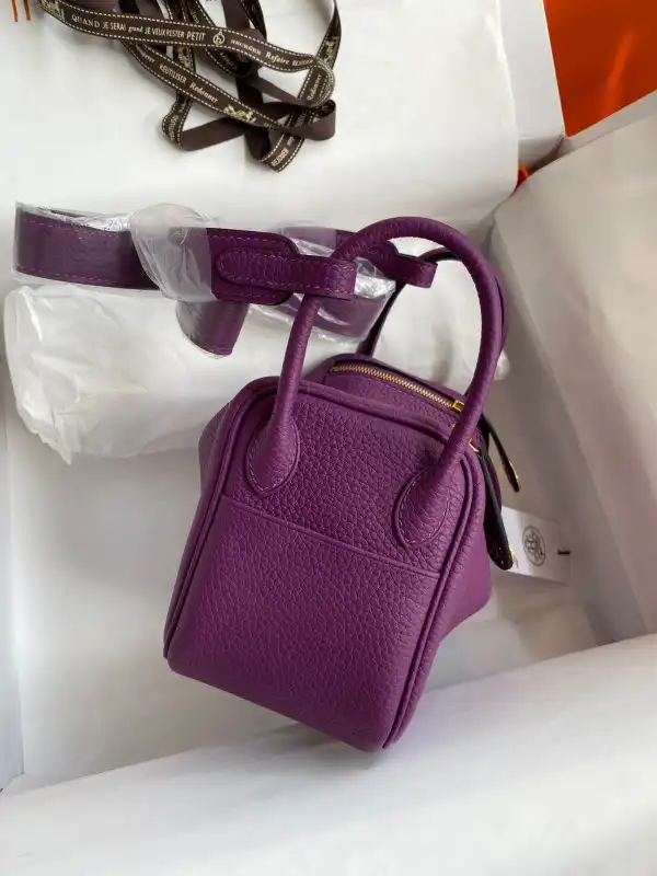 First bag ru HERMES LINDY MINI HANDMADE