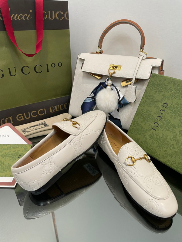 HOT SALE GUCCI GG Jordaan loafer