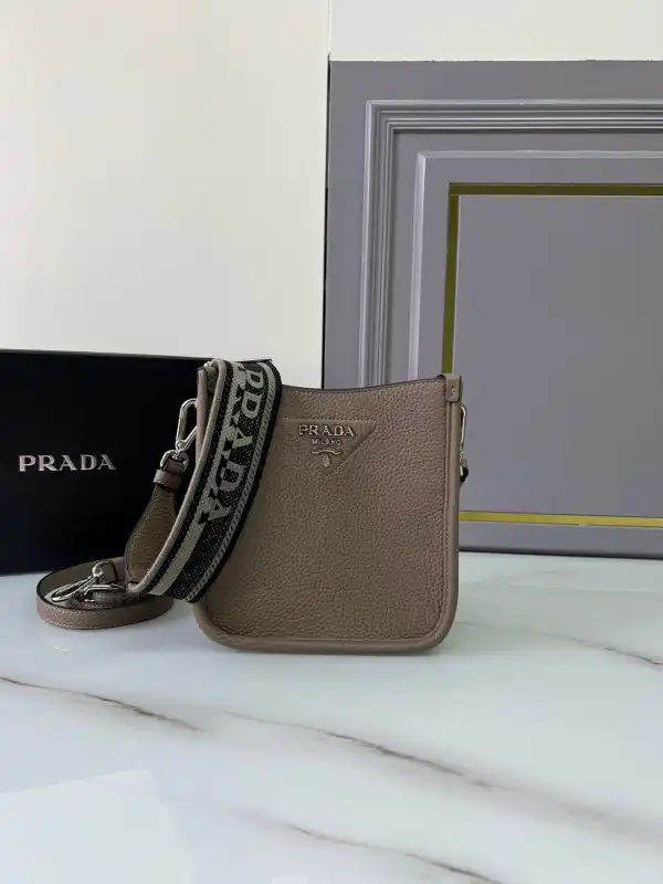 PRADA Leather mini shoulder bag