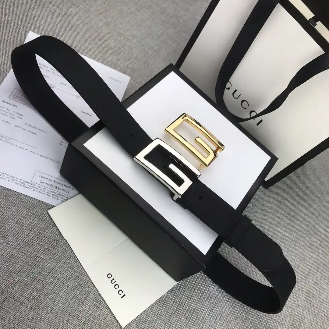 First Bag Ru GUCCI BELT WITH GOLD HARDWARE OR SILVER HARDWARE