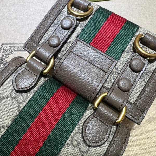 HOT SALE GUCCI Ophidia GG mini bag and detachable wallet