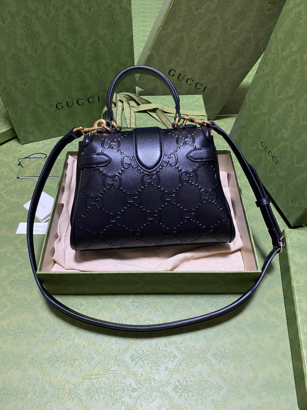 HOT SALE GUCCI Small GG top handle bag