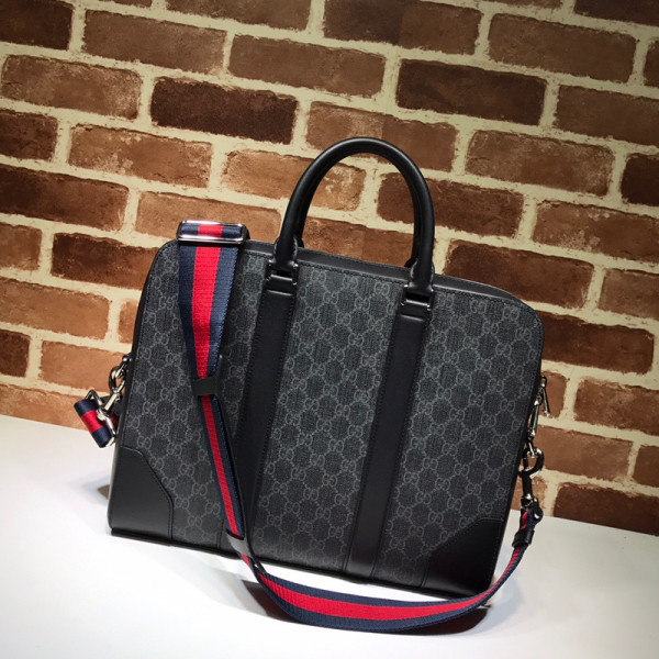 HOT SALE GUCCI GG Black briefcase