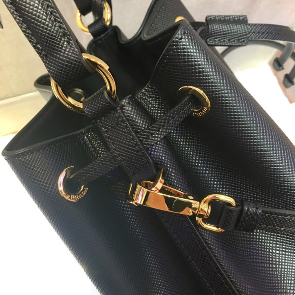 HOT SALE PRADA Saffiano Leather Bucket Bag