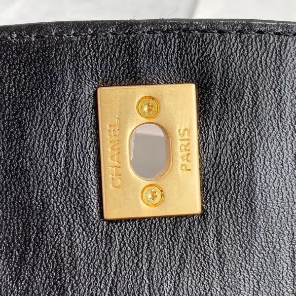 CHANEL MINI FLAP BAG WITH TOP HANDLE