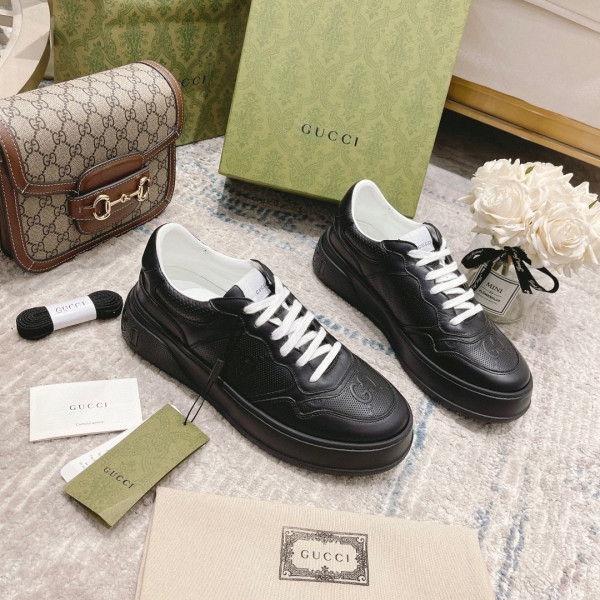 HOT SALE GUCCI GG embossed sneaker