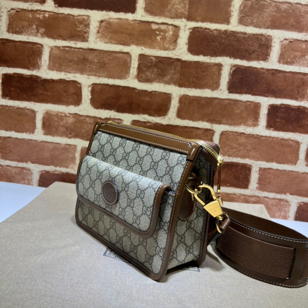 HOT SALE Gucci Messenger bag with Interlocking G