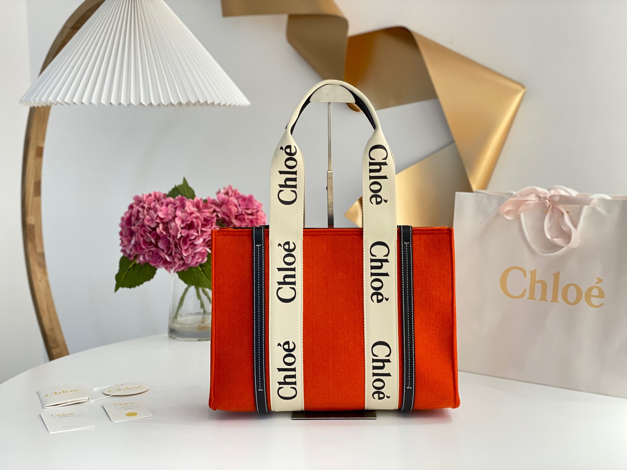 HOT SALE CHLOÉ medium woody tote bag