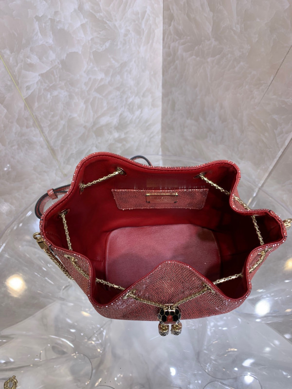 HOT SALE BVLGARI SERPENTI FOREVER BUCKET BAG